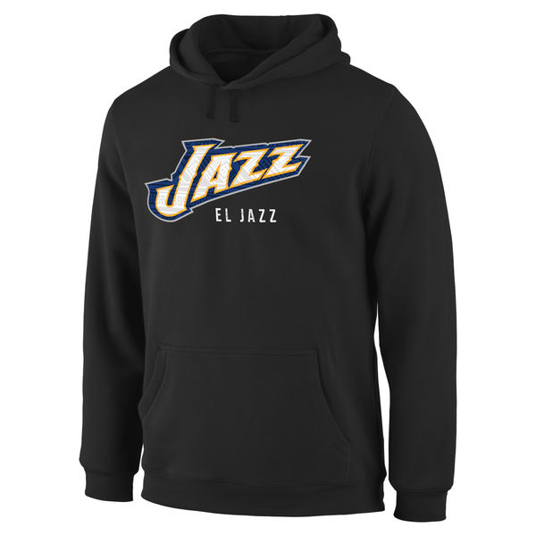  Men Utah Jazz Noches Enebea Pullover Hoodie Black->san antonio spurs->NBA Jersey